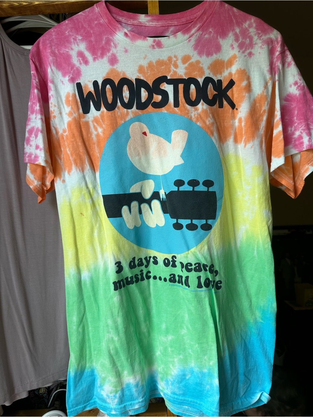 Woodstock Tie Dye Tee Shirt